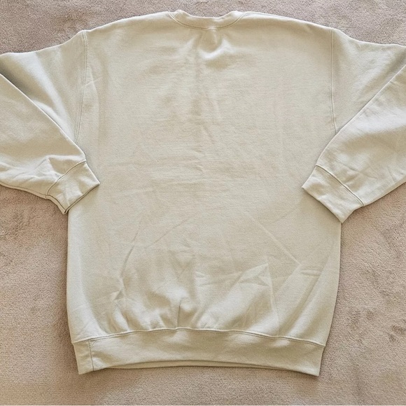 Alpha Collective Crewneck Sweatshirt "Never Grow Up" Puffy Letters - Picture 3 of 4